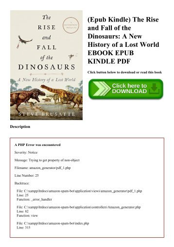 (Epub Kindle) The Rise and Fall of the Dinosaurs A New History of a Lost World EBOOK EPUB KINDLE PDF