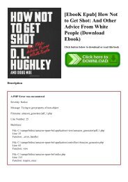 [EbooK Epub] How Not to Get Shot And Other Advice From White People (Download Ebook)