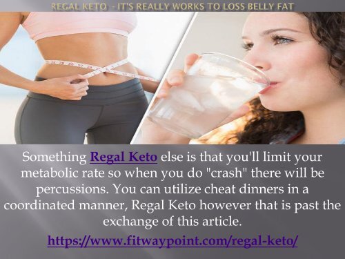 Regal Keto  - It&#039;s Really Works To loss
