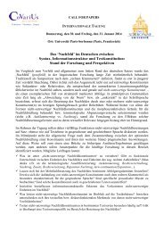 Call for Papers mit allen Informationen - Institut für Deutsche Sprache