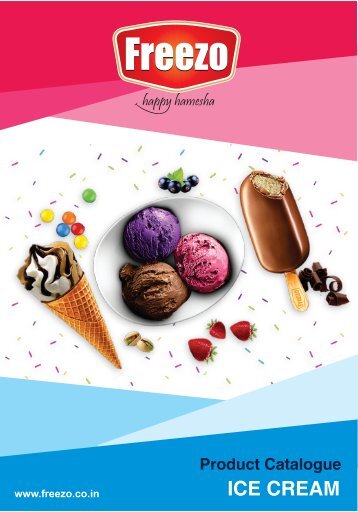 Freezo Ice Cream Catalogue - 2018 