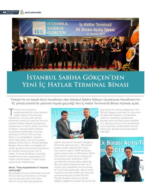 hotel restaurant & hi-tech August 2018