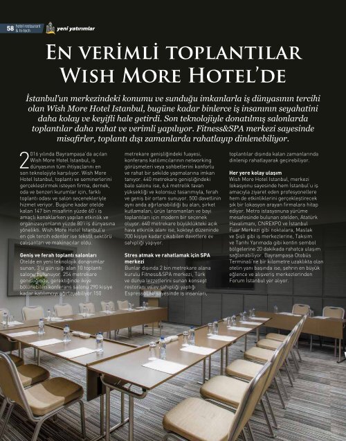 hotel restaurant & hi-tech August 2018