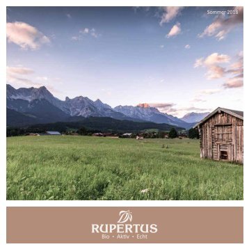 Rupertus Sommerfolder 2018