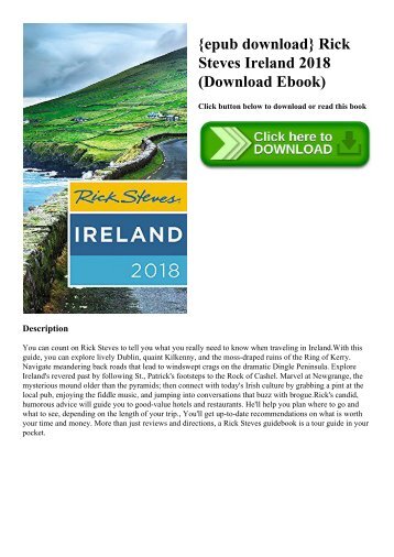 {epub download} Rick Steves Ireland 2018 (Download Ebook)