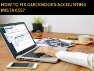 How to Fix QuickBooks Accounting Mistakes