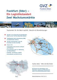 (Oder) Ã¢ÂÂ Ein Logistikstandort Zwei WachstumsmÃÂ¤rkte - icob.de