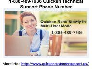 1-888-489-7936 Quicken Technical Support Phone Number