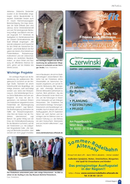 Erftstadt Magazin August 2018