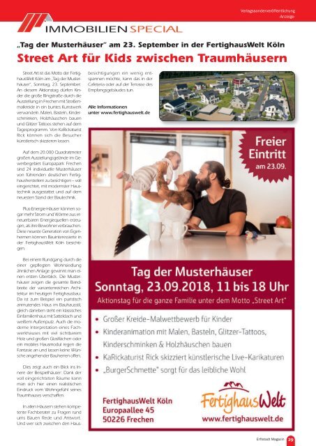 Erftstadt Magazin August 2018