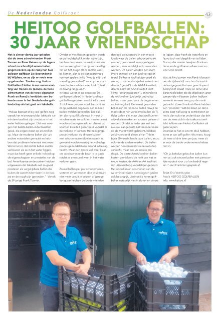 De Nederlandse Golfkrant september 2018