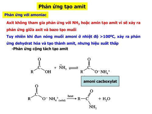 CHƯƠNG 8 AXIT CACBOXYLIC VÀ CÁC DẪN XUẤT