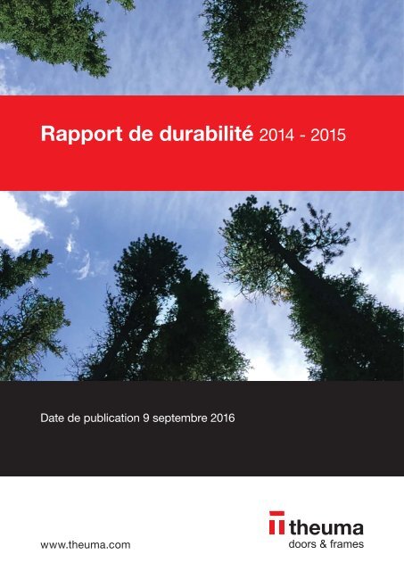 Rapport de durabilité 2014-2015 FR LR
