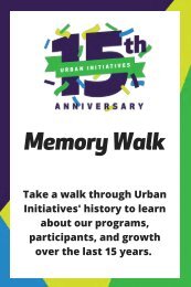 15th Anniversary Memory Walk