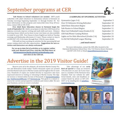 Chamber Newsletter - September 2018