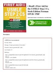( ReaD ) First Aid for the USMLE Step 2 Cs  Sixth Edition Forman EPUB  PDF