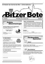 BERUFLICHE SCHULEN im - in Bitz