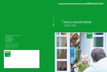 HOLZ-HAUSTüREN von HBi - Hometrade