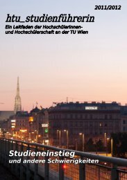 2011/2012 - HTU HochschülerInnenschaft an der TU Wien