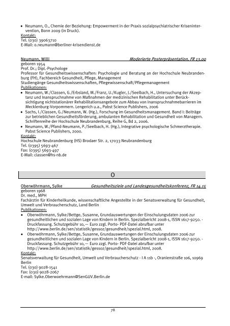 Verzeichnis der Referent/innen und Moderator/innen (alphabetisch ...