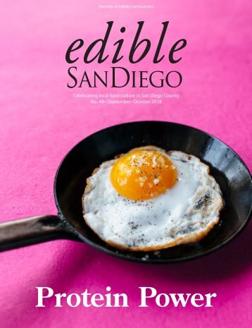 Edible San Diego Issue #49 September/October 2018