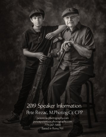 Pete Rezac Speaker Packet 2019