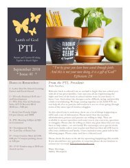 PTL Newsletter - Issue 41 - Sept18