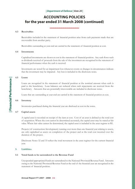 Chapter 2 - P rogramme 1 - Department of Defence