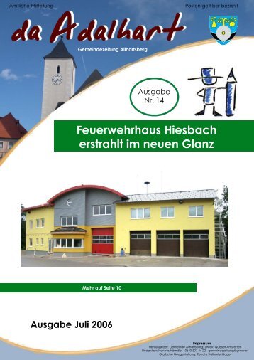 Feuerwehrhaus Hiesbach erstrahlt im neuen Glanz