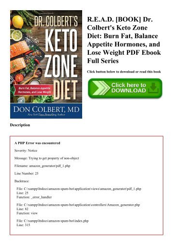 R.E.A.D. [BOOK] Dr. Colbert's Keto Zone Diet Burn Fat  Balance Appetite Hormones  and Lose Weight PDF Ebook Full Series