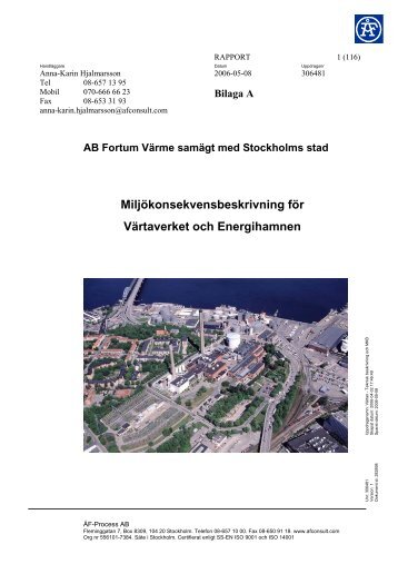 Miljökonsekvensbeskrivning (pdf, 3,16 MB) - Fortum