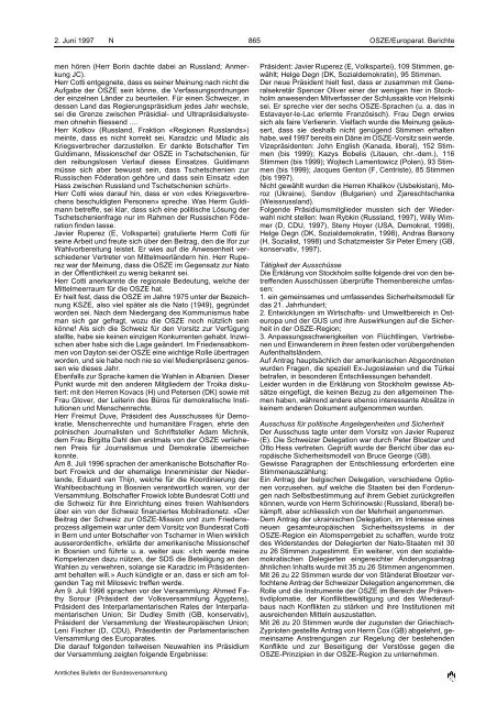 Amtliches Bulletin der Bundesversammlung Bulletin officiel de l ...