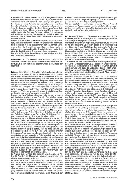 Amtliches Bulletin der Bundesversammlung Bulletin officiel de l ...