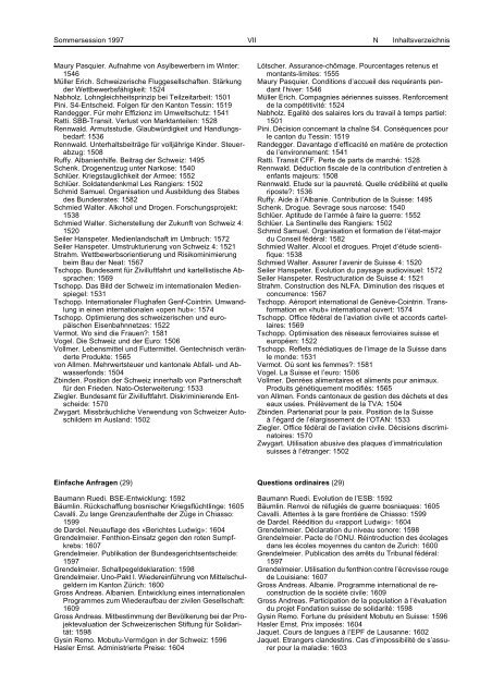 Amtliches Bulletin der Bundesversammlung Bulletin officiel de l ...