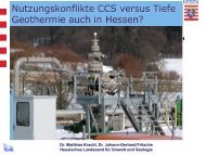 Nutzungskonflikt CSS versus Tiefe Geothermie auch in Hessen?