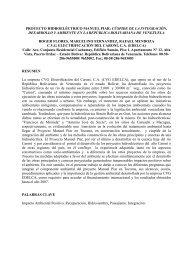 proyecto hidroeléctrico manuel piar - Comité Argentino de Presas
