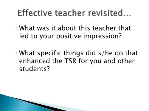 Improving Student-Teacher Relationships