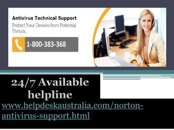 1-800-383-368 Greatest Norton Antivirus Tech Support Helpline  