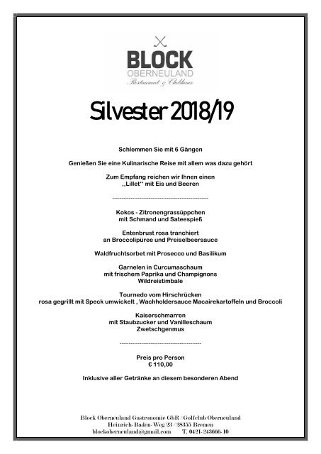 Silvester 2018-19