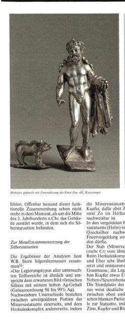 Spätrömisches aus Kaiseraugst - Schmidmatt - Augusta Raurica