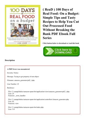 read 100 days of real food on a budget simple tips and tasty