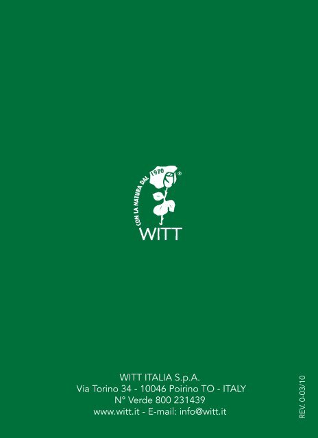 PIANTA AMICA - Witt Italia