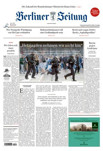 Berliner Zeitung 28.08.2018