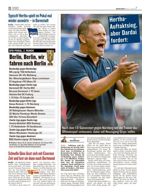 Berliner Kurier 27.08.2018