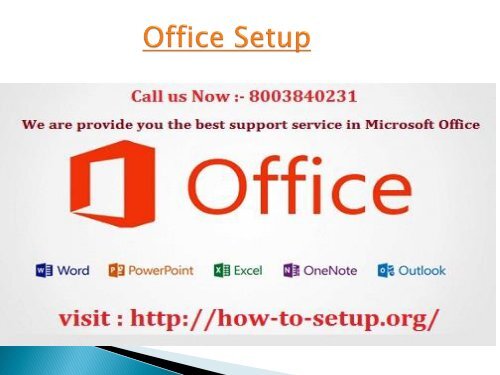 How To Set Up Office setup On Your Windows 10 PC?