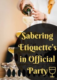 Office Party Etiquette & Tips | Champagne Sabre