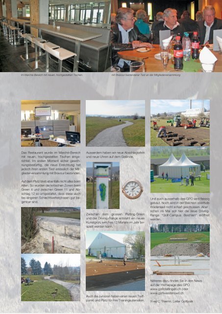Slice Club-Bulletin 1/2011 - Golfclub Lägern