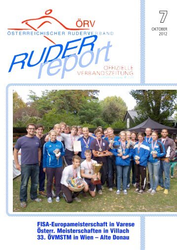 RuderReport 7-2012 - Österreichischer Ruderverband