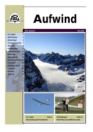 Aufwind Frühling 2005 - Akademische Fluggruppe Zürich