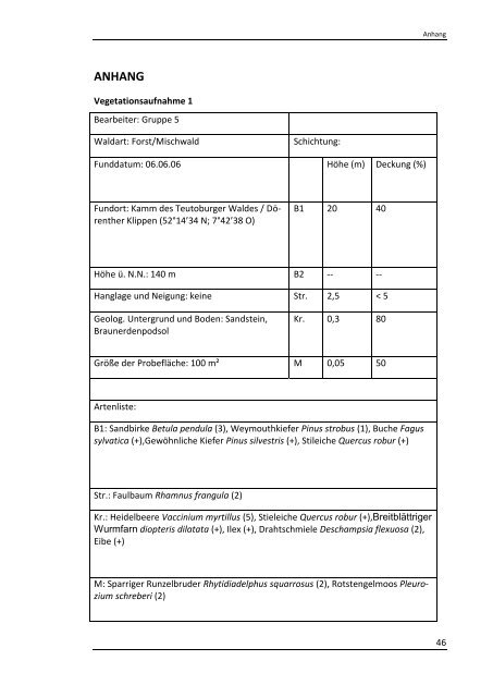 Protokoll zur Übung Physische Geographie ... - Alexander Jonas